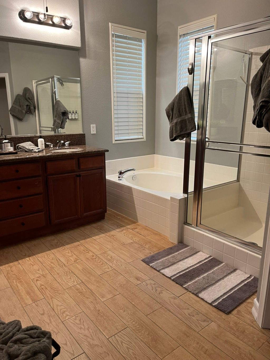 Completely cleaned bathroom