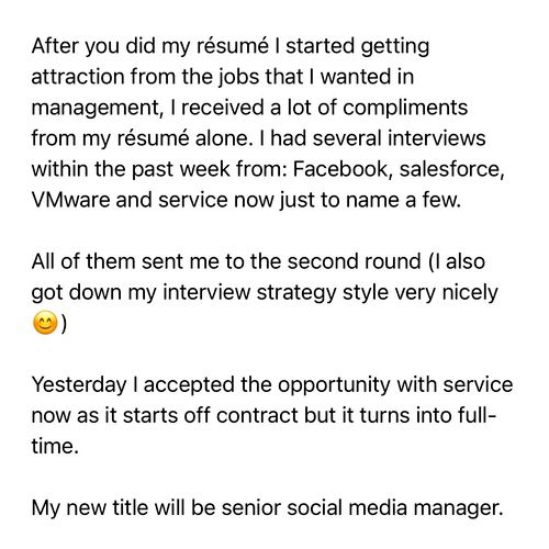 Resume + LinkedIn GlowUp!🙌 Email received 9/24/22