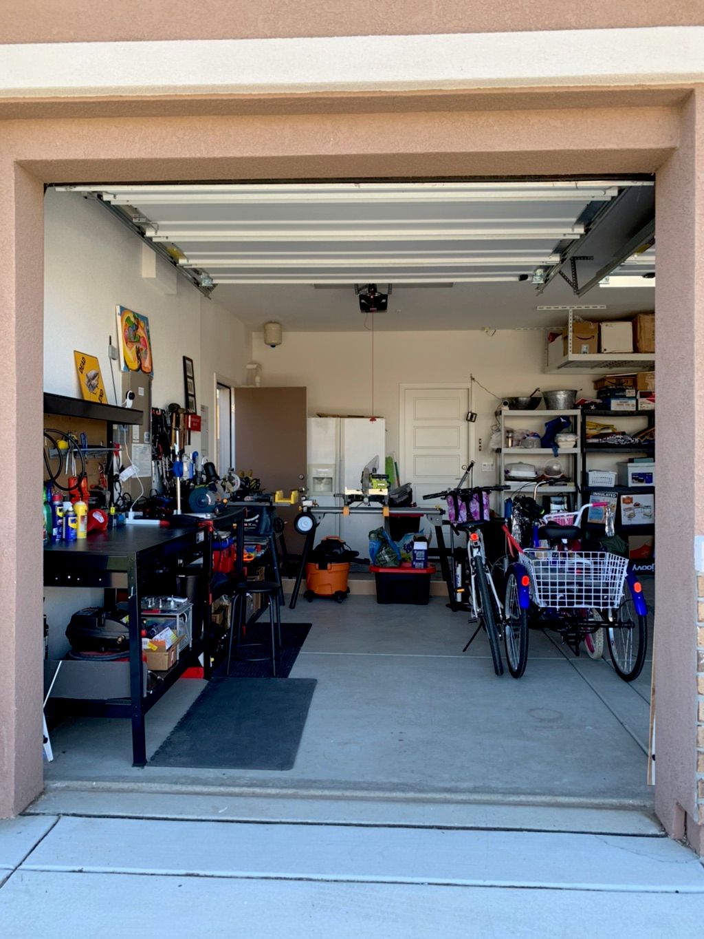 Side garage clean up after.