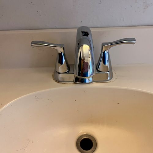 Rob replaced my vanity faucet. Very responsive, pr