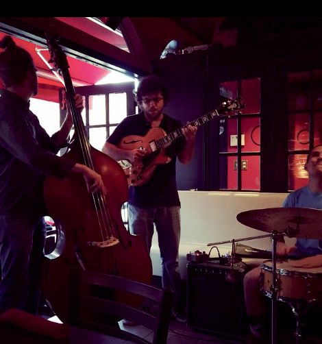 Peter leading a band in South Brooklyn