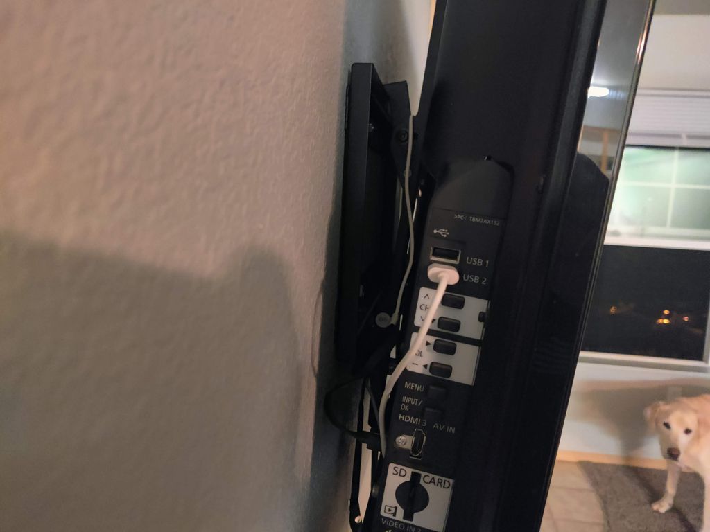 Completed TV Mount