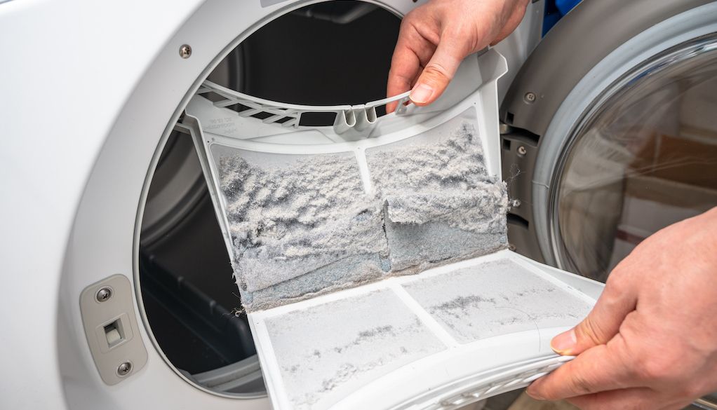 clothes dryer lint