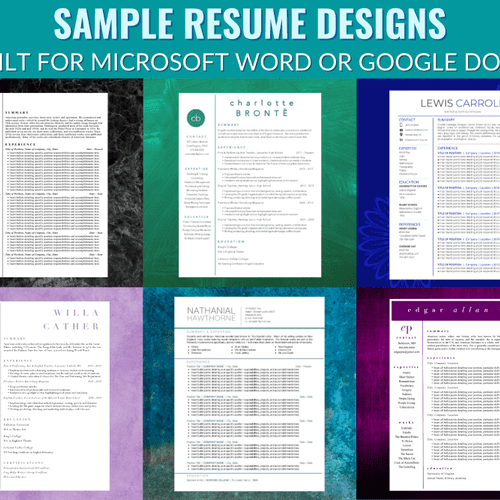 Sample Resume Designs