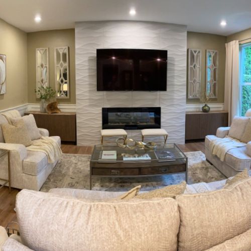 I can’t believe how beautiful this family room tur