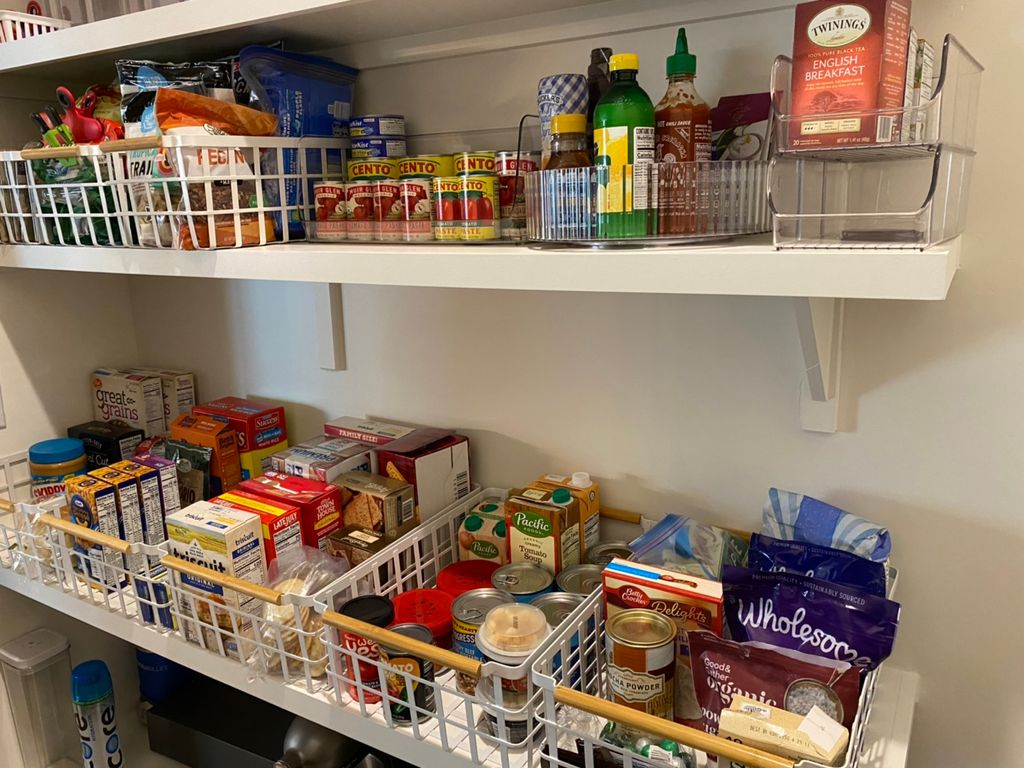 Pantry items sorted by category (Upon request by c