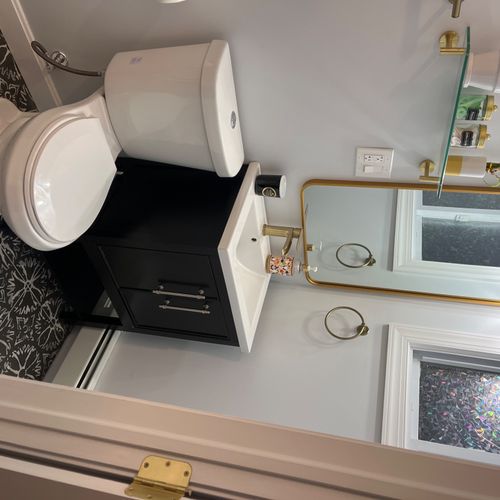 We wanted to update both of our bathrooms, and aft