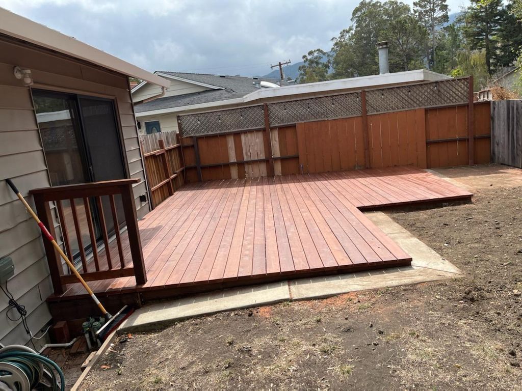 New Redwood Deck