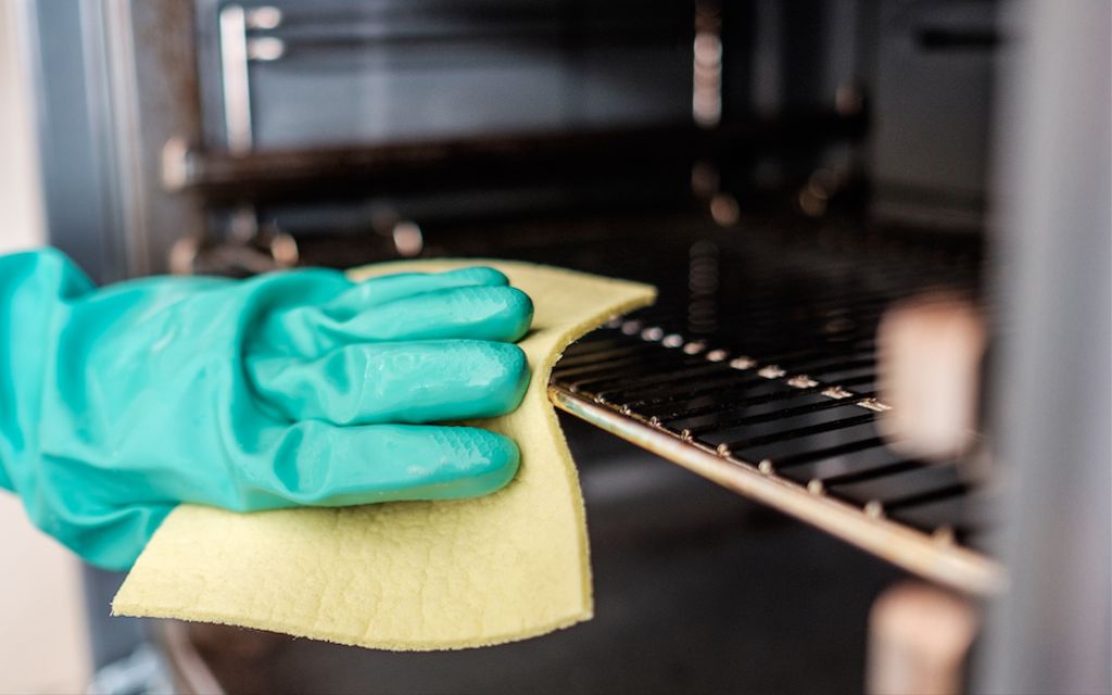 How to clean your oven inside and out.