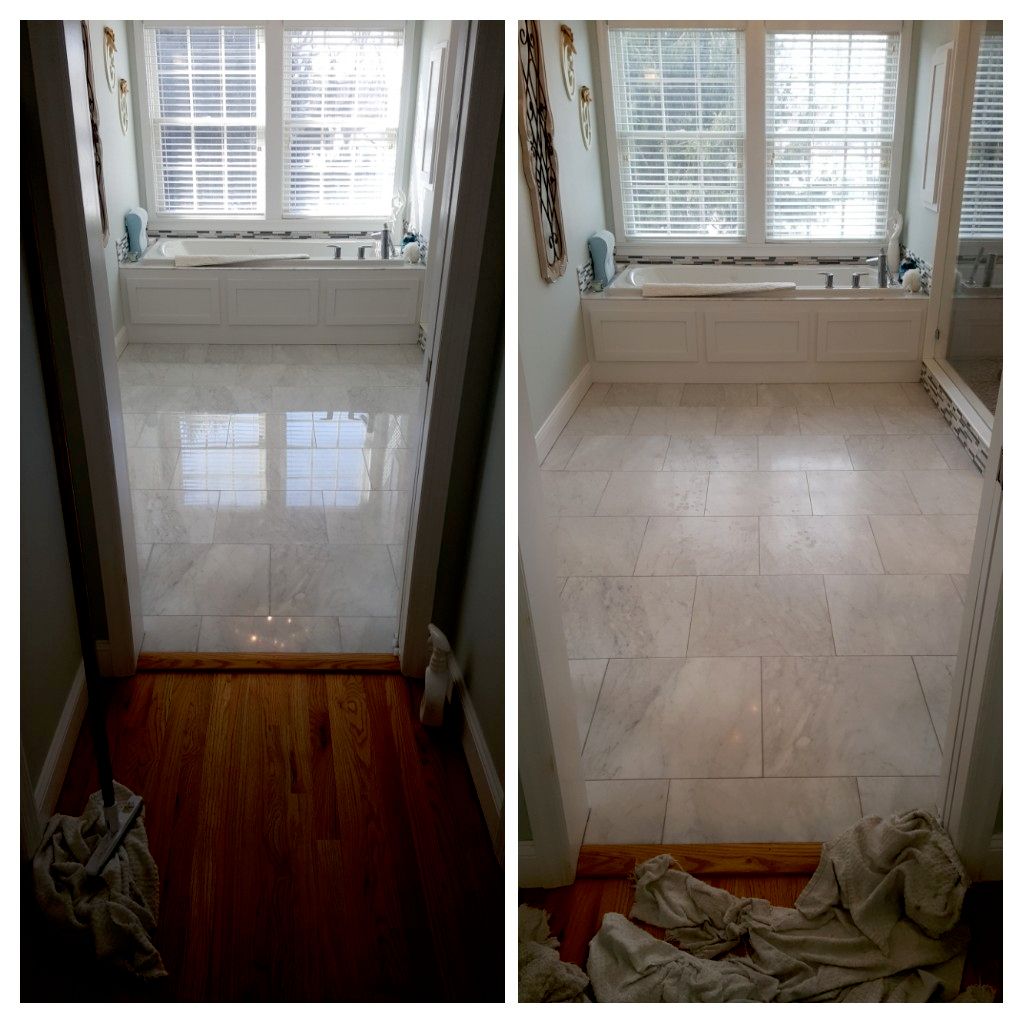 marble (BEFORE and AFTER) Polishing 
