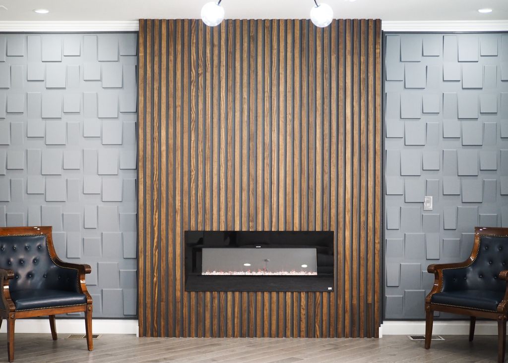 Fireplace & Wall