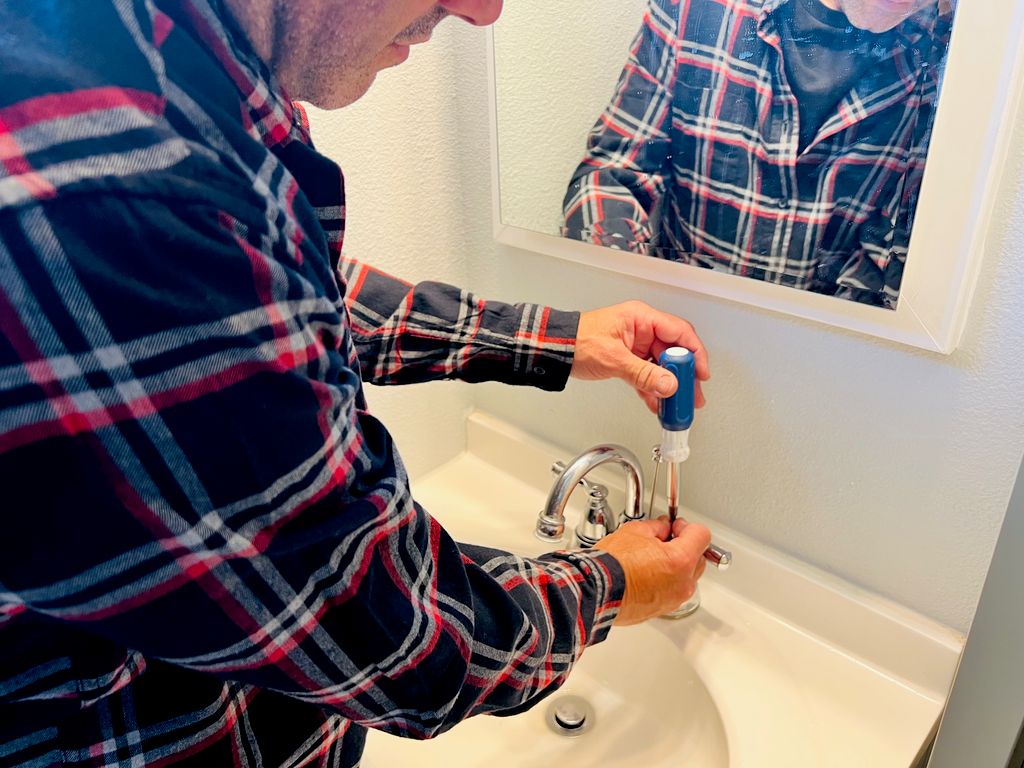 Replacing a bathroom faucet