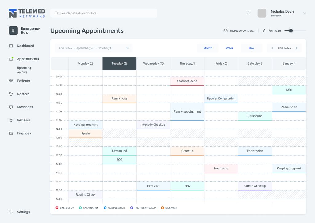 Remote Patient Moniroting - Doctor Appointment 