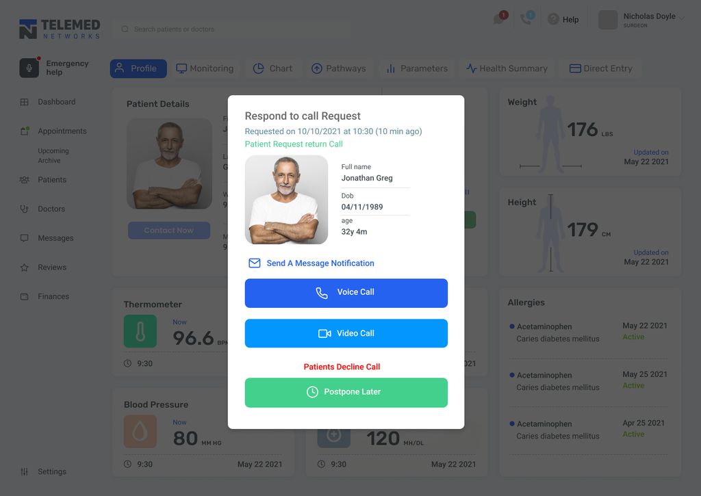 Remote Patient Monitoring - Call a Doctor