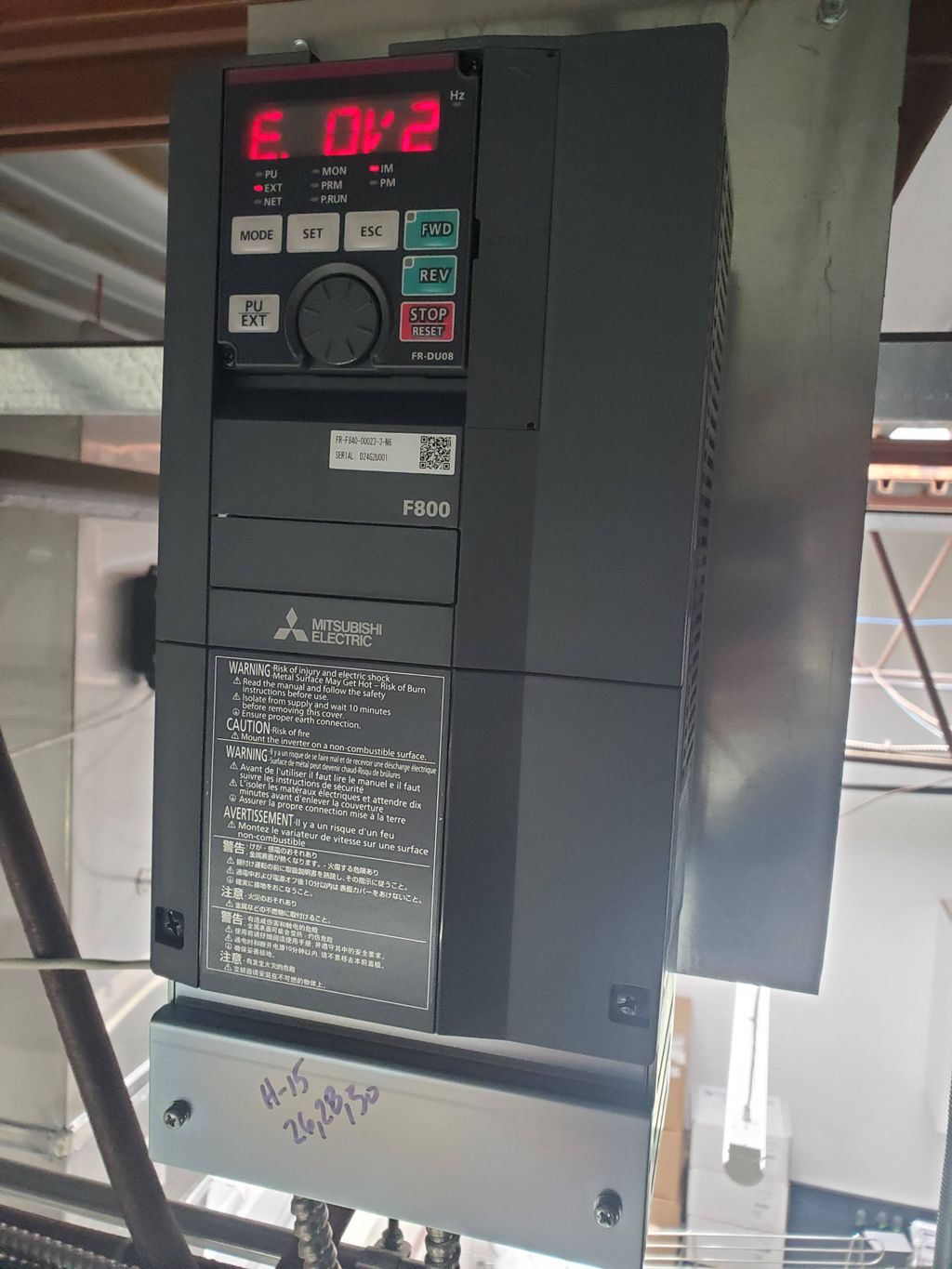 VFD troubleshooting