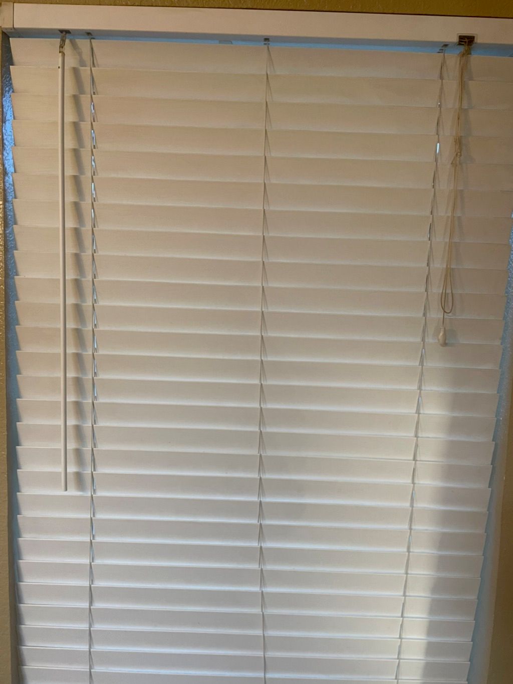 Clean Blinds Are Like New ! 