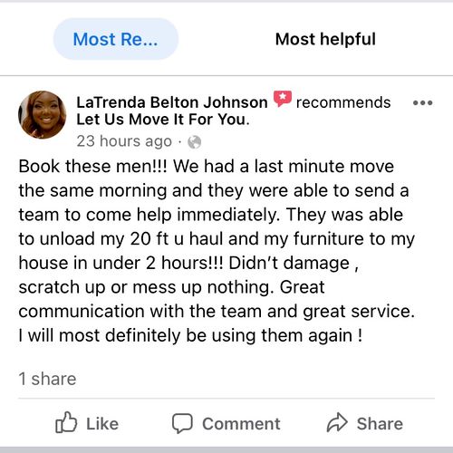 Another Great Customer Review ❤️
