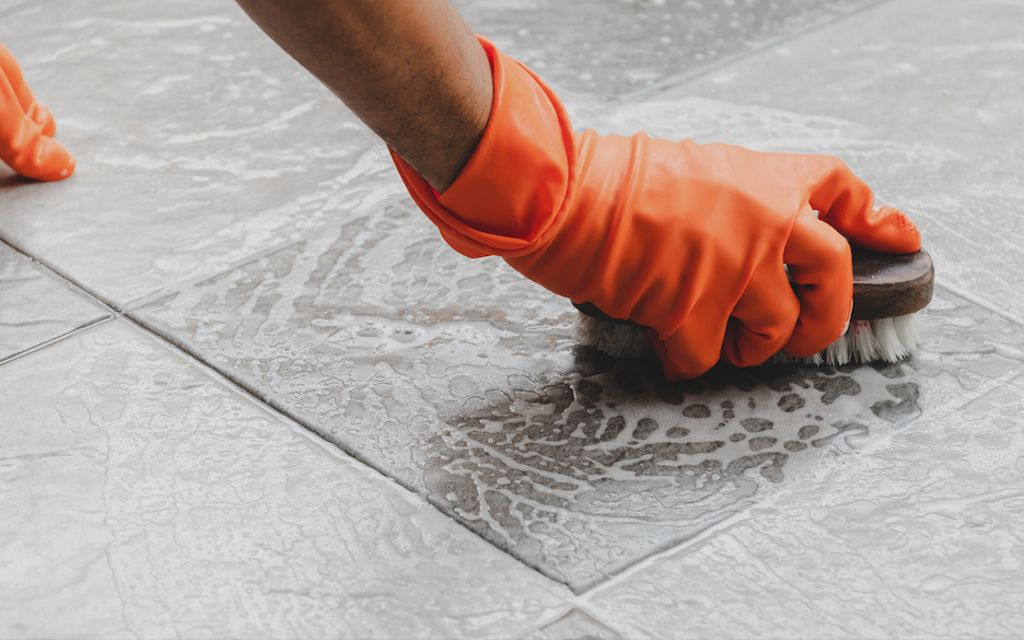 How to clean grout in your floors, showers and more.