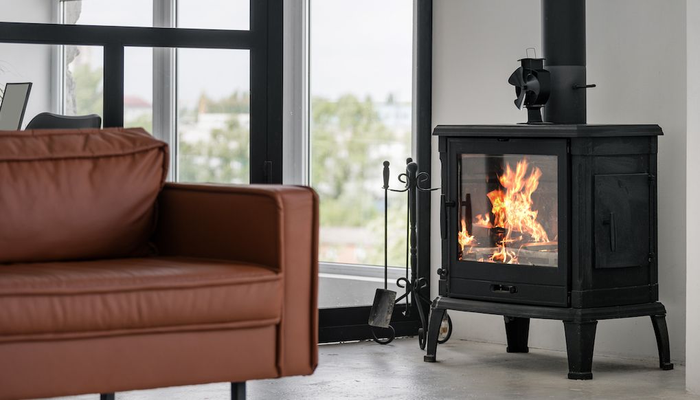 How much does a wood stove installation cost?