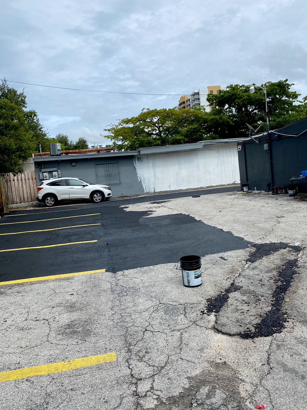 Parking lot painting