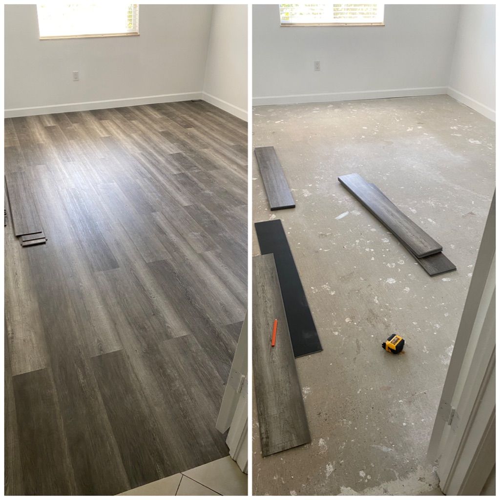 Lvp floor installation 