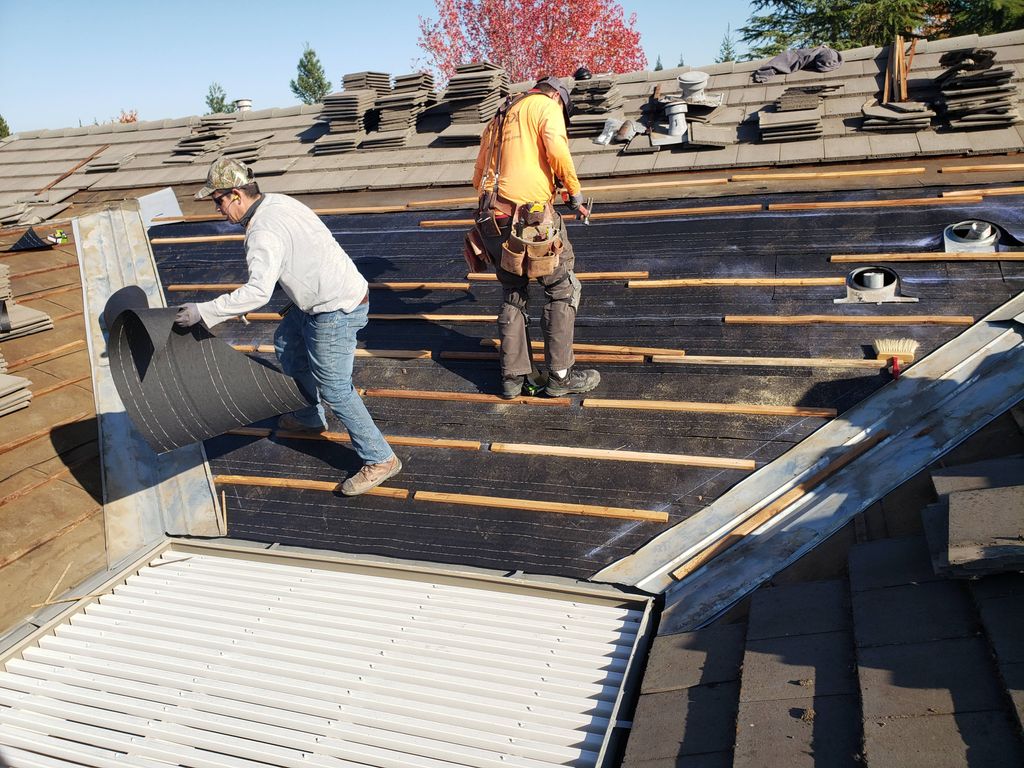 Replacing paper to fix leak