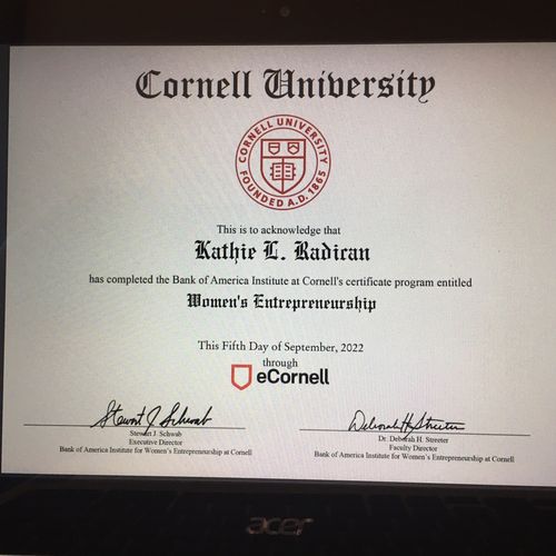 Cornell Certification