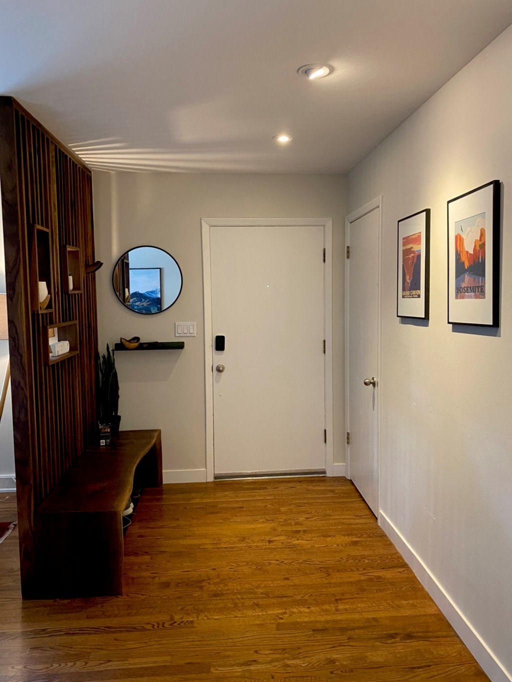 Installed new recessed lights and switch