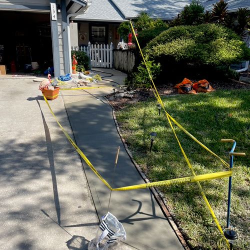 Concrete Driveway Extension 