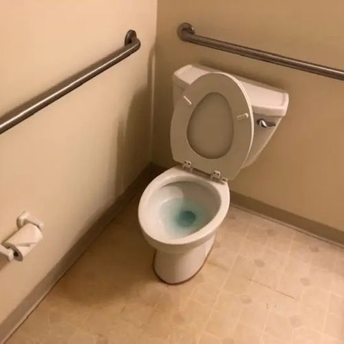 Toilet Disinfected