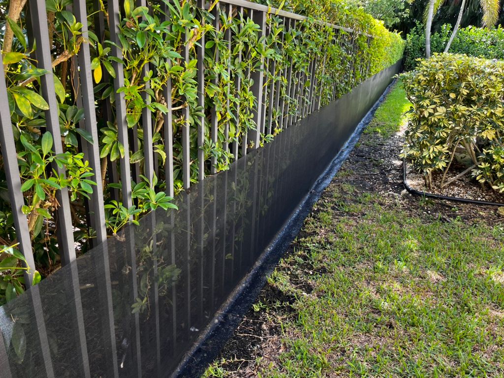 Critter Fence  - extra protection against toads, f