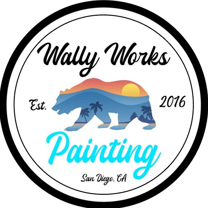Wally Works Painting