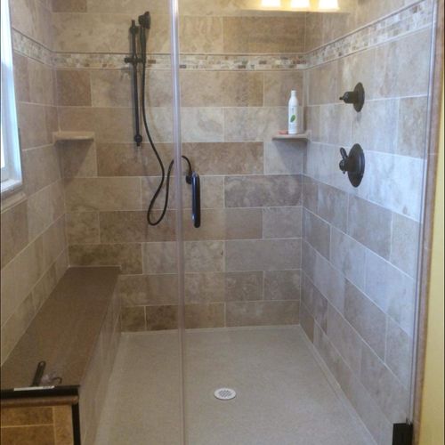 Complete shower renovation