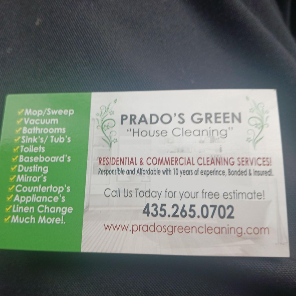 Prado's Green Cleaning Services