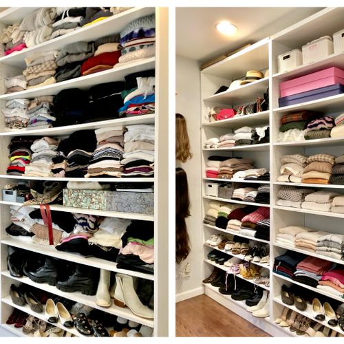 Closet Before & After
