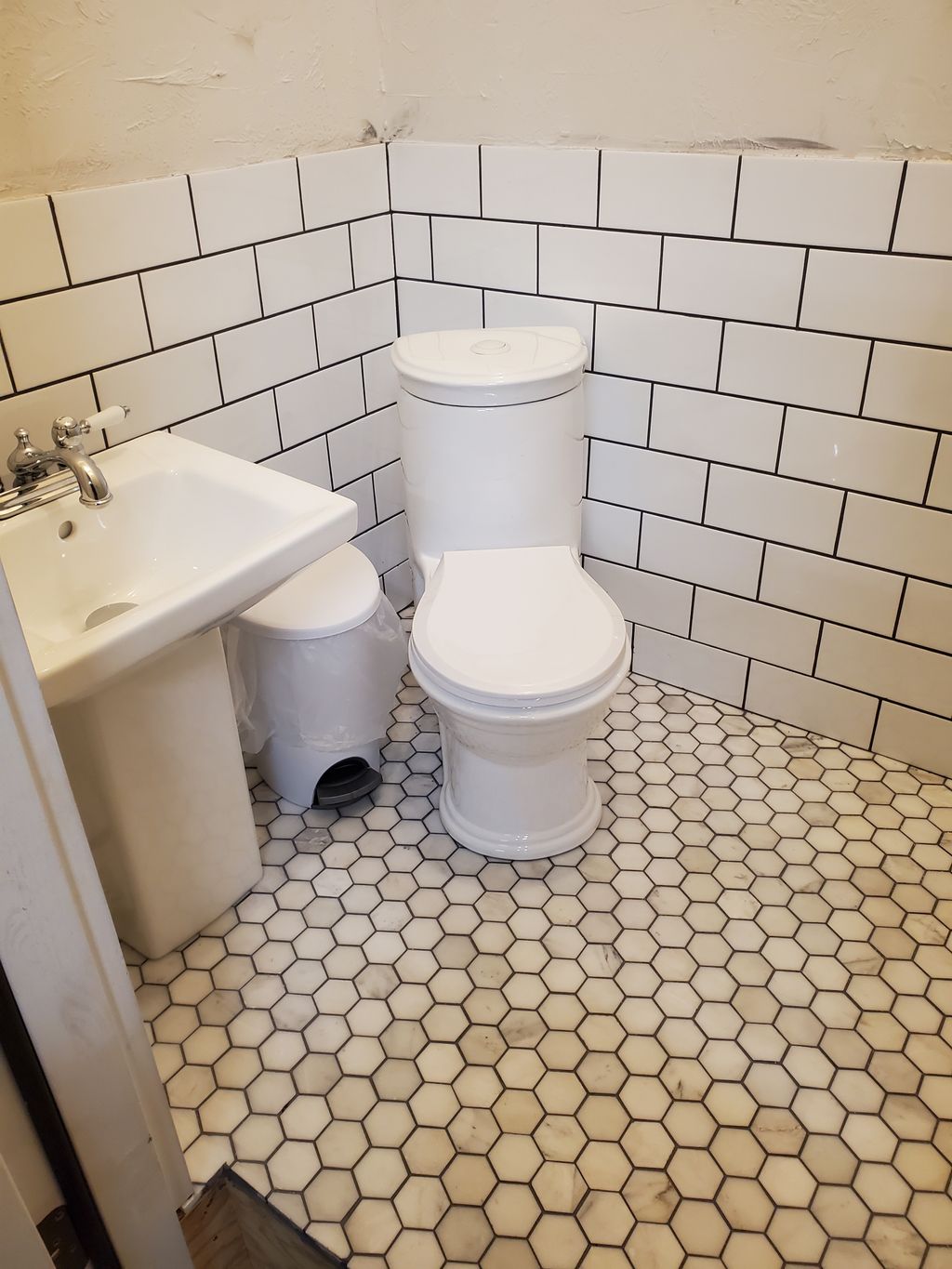 Little kid half bath for daycare