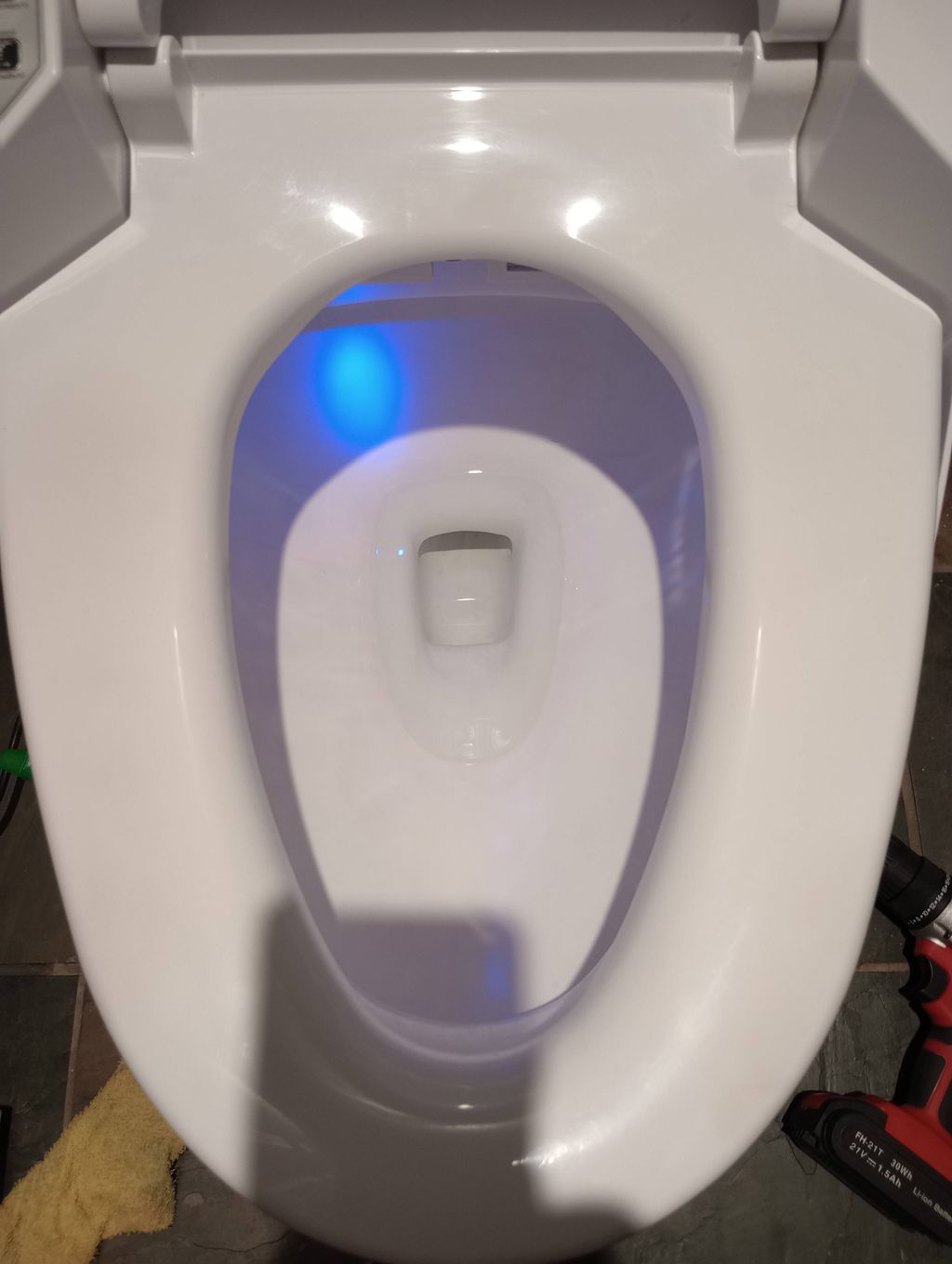 Completed Electronic Toilet Cleaned