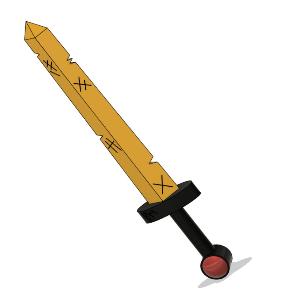 Adventure Time Sword I printed for my brother for 