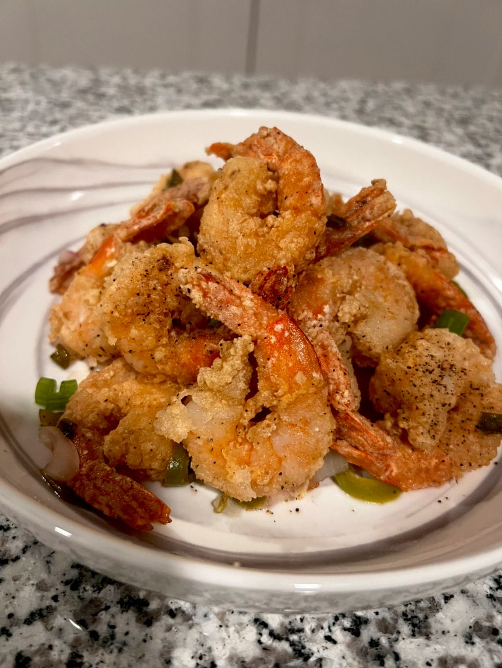 Crispy Salt and pepper shrimp 