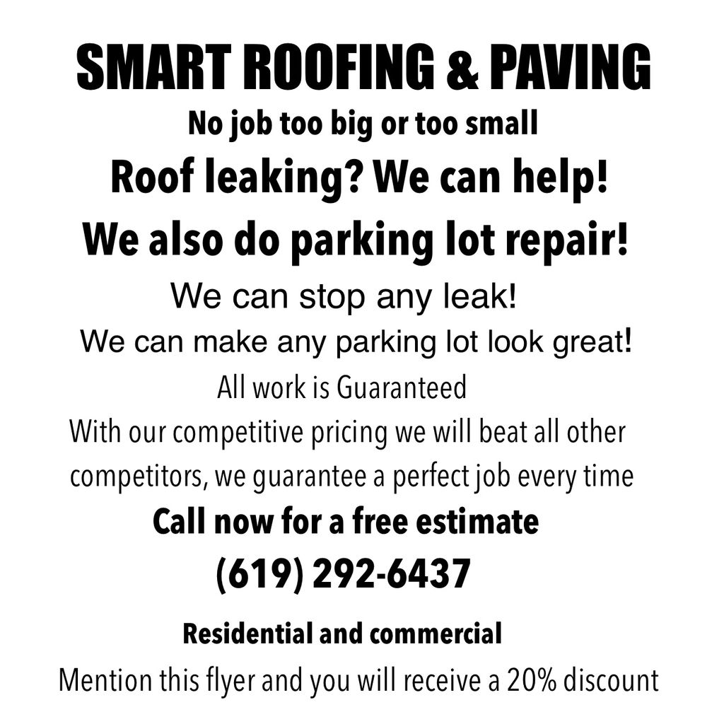 Smart roofing & paving
