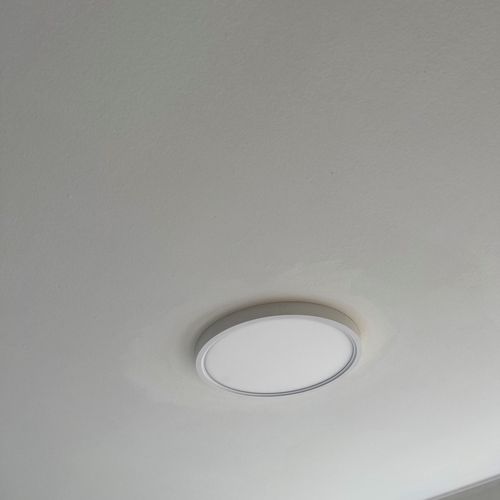 Lovett Electric removed two old ceiling lights and