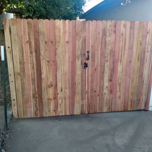 Smart Choice replaced an old deteriorated gate and