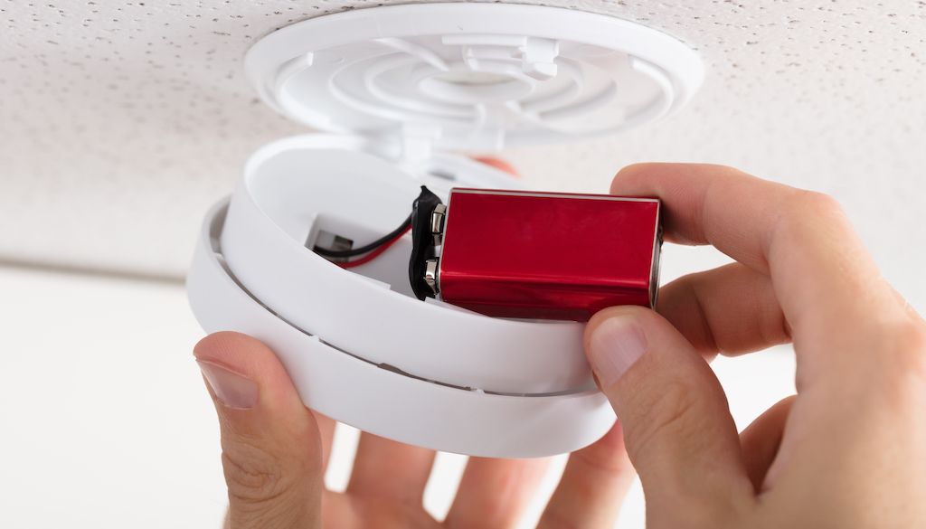 changing fire alarm batteries
