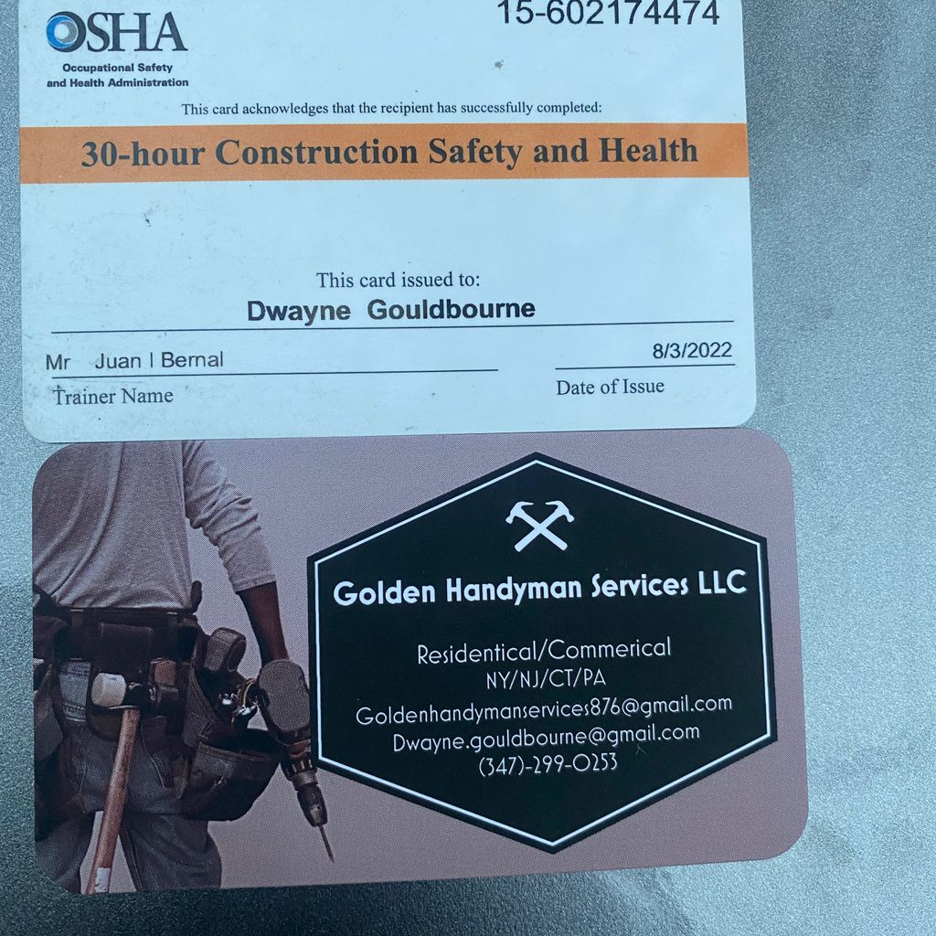 Golden handyman services LLC