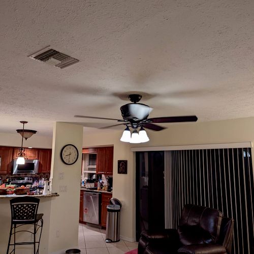 Marquis offered to install my ceiling fan and repl