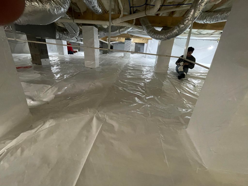 Turning a nasty crawl space into a clean and healt