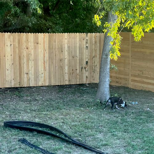 Hired American Fence Repair for a large fence job.
