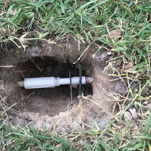 Simple below ground pipe repair. Careful excavatio