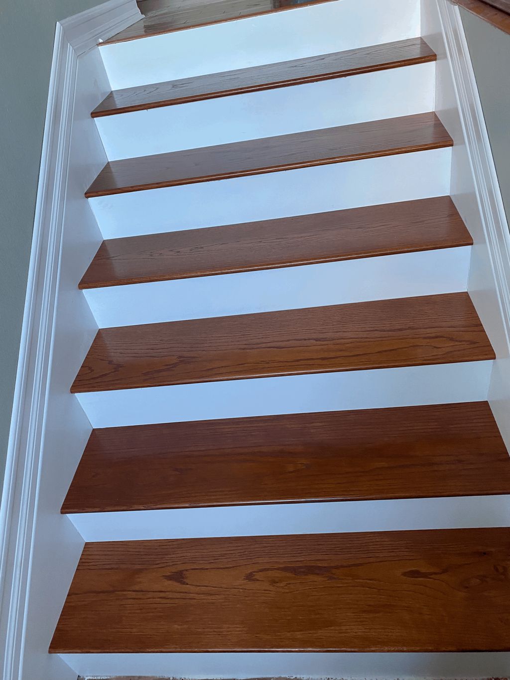 finished stair treads