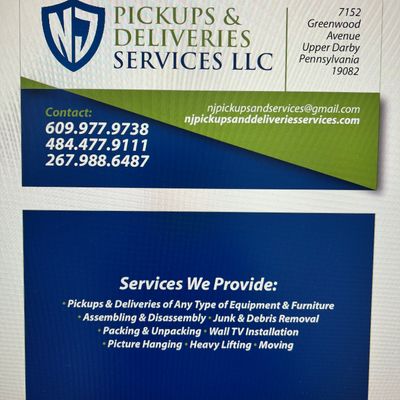 Avatar for NJ Pickups & Deliveries Services LLC